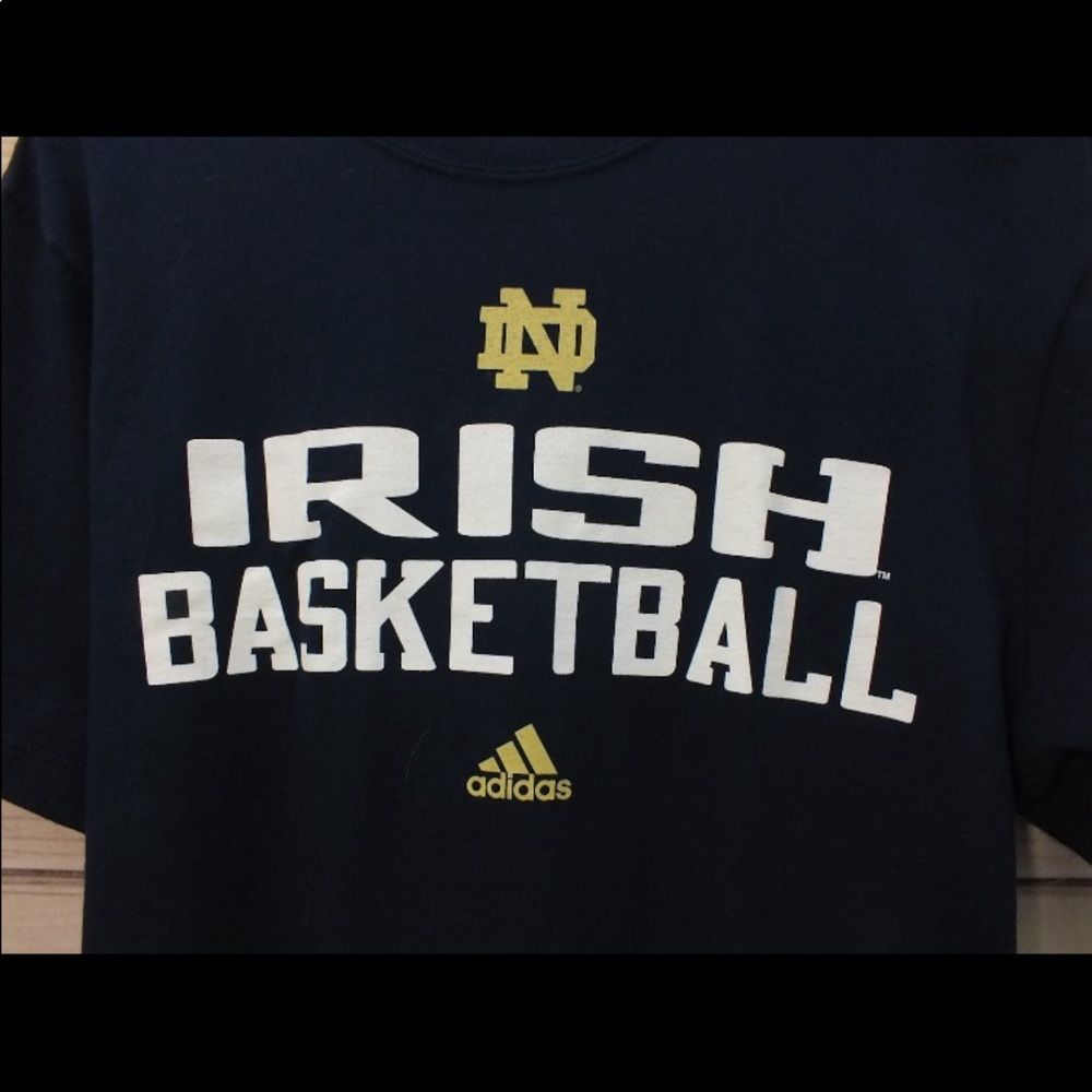 *3 for $33 Free Shipping 
Adidas Men’s Notre Dame Tee